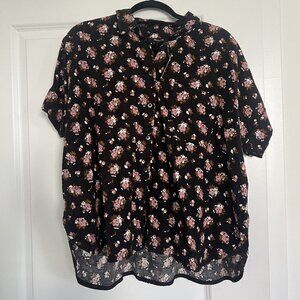 Corduroy Button Down shirt- fit and flare